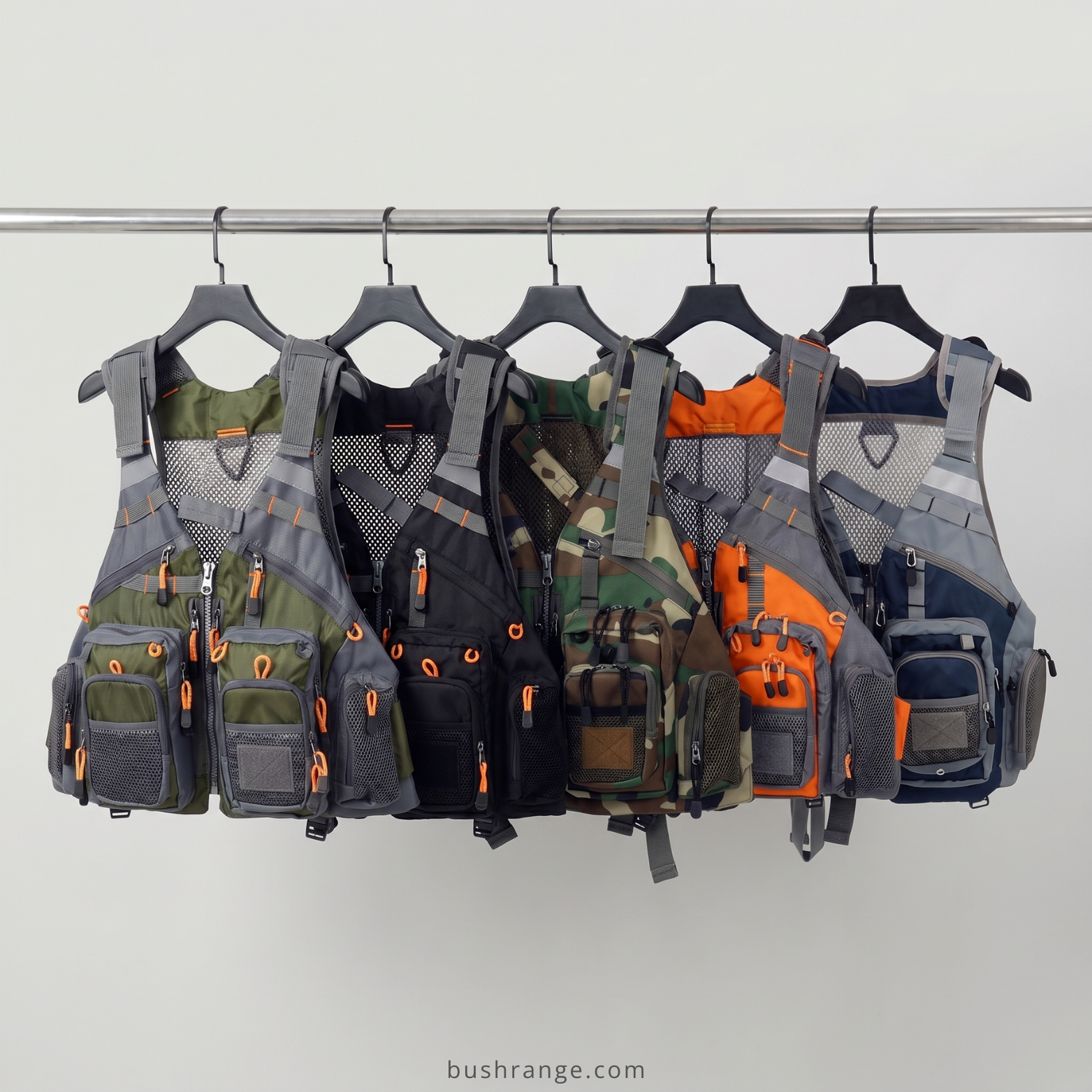 Men’s Multi-Pocket Outdoor Vest – Breathable Design for Fishing