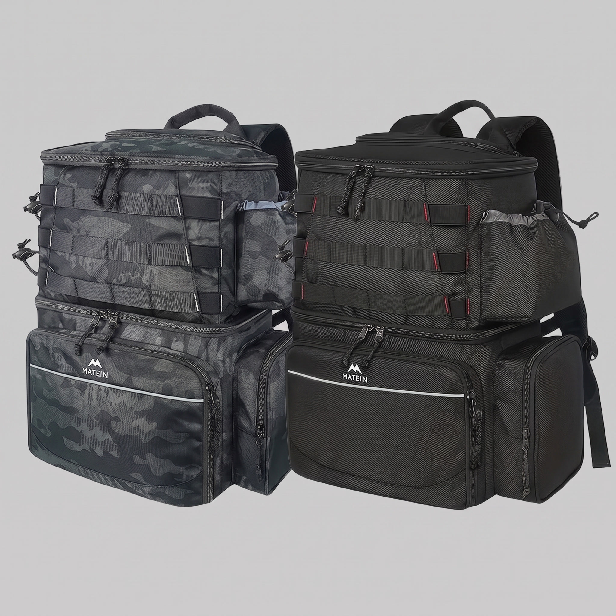 Both colourways of the fishing cooler backpack