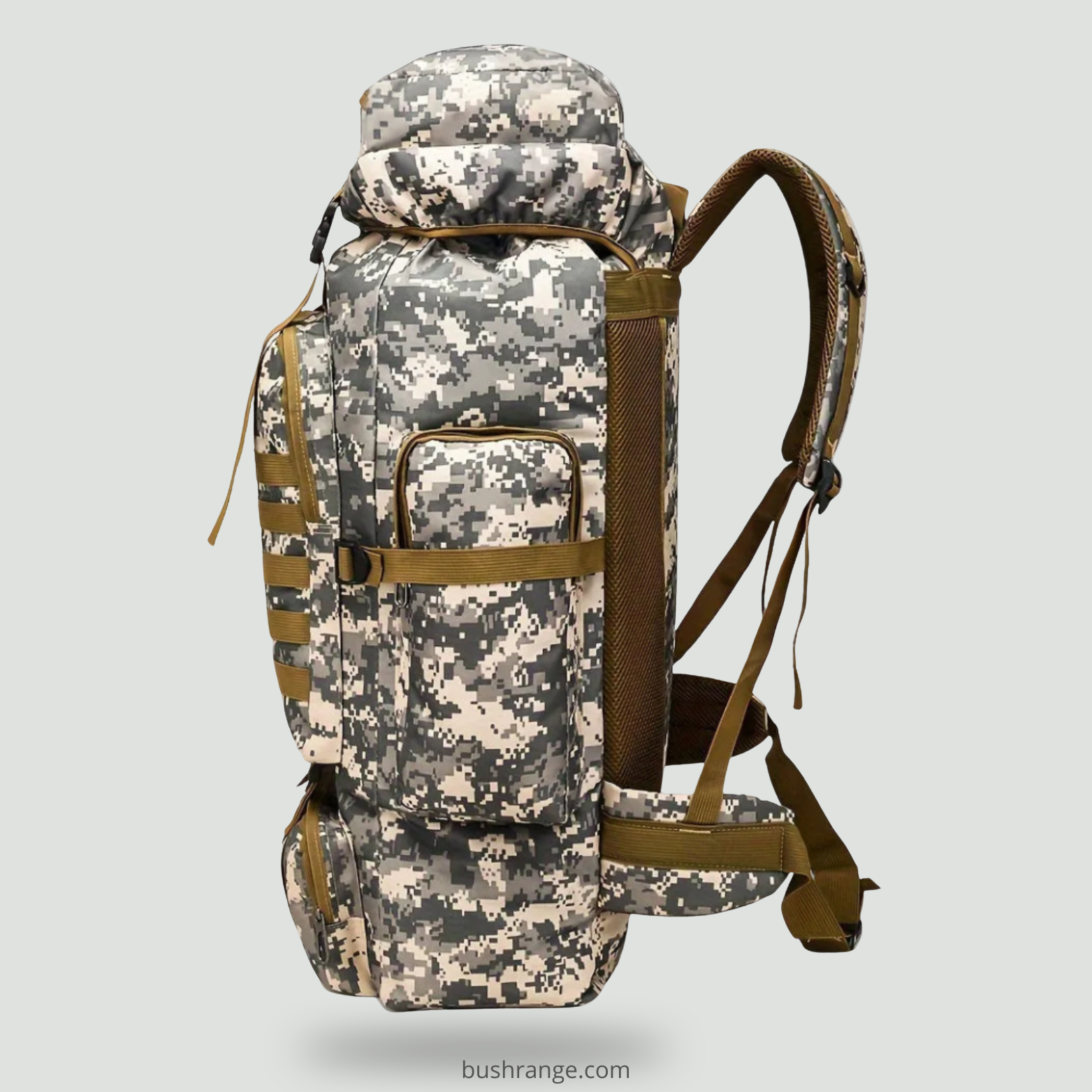 Outdoor hiking backpack – foldable drawstring backpack for camping and travel - 70L
