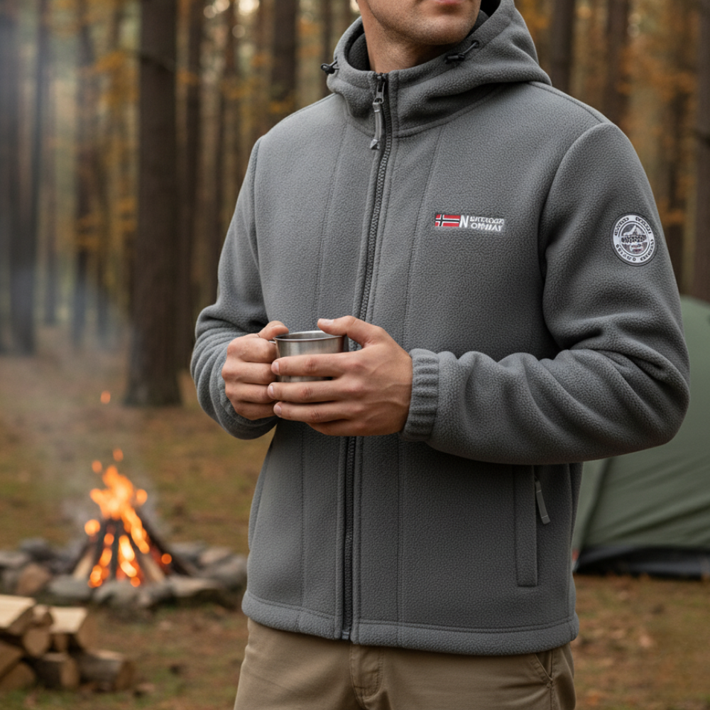 Men’s Fleece Jacket with Windproof Design – Warm Layer for Outdoor Use – view 18