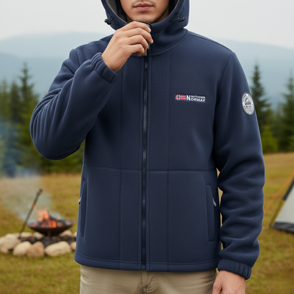 Men’s Fleece Jacket with Windproof Design – Warm Layer for Outdoor Use – view 14