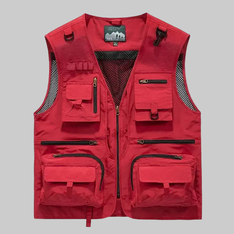 Men’s Multi-Pocket Outdoor Vest – Quick-Dry Mesh for Active Use – view 14