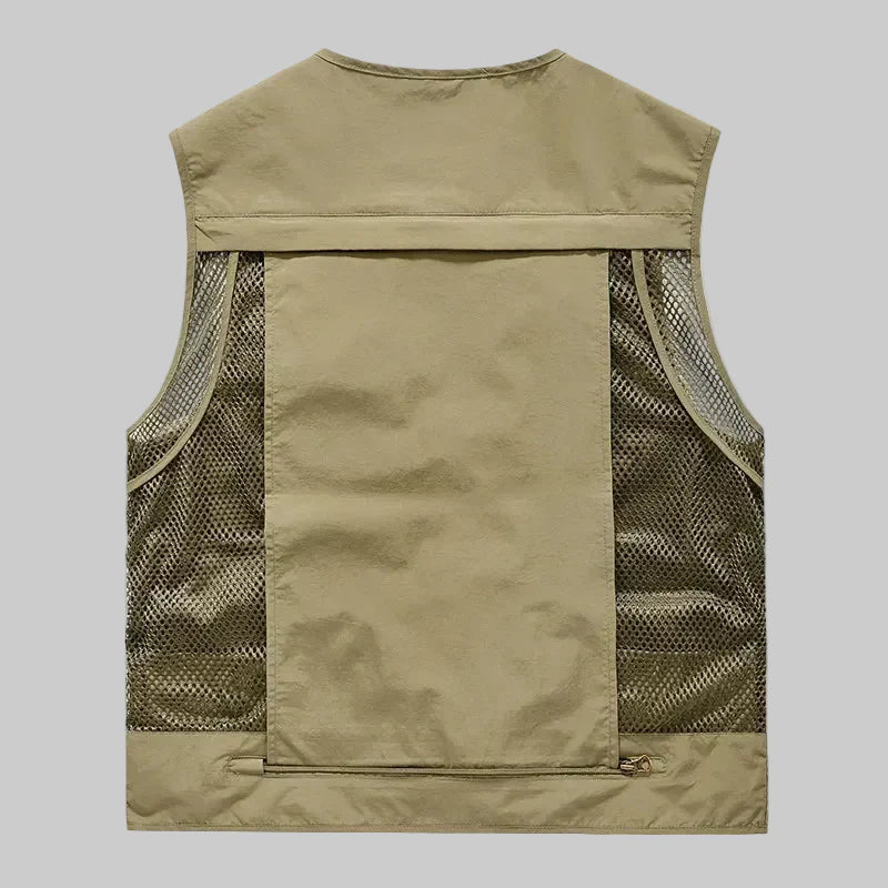 Men’s Multi-Pocket Outdoor Vest – Quick-Dry Mesh for Active Use – view 6