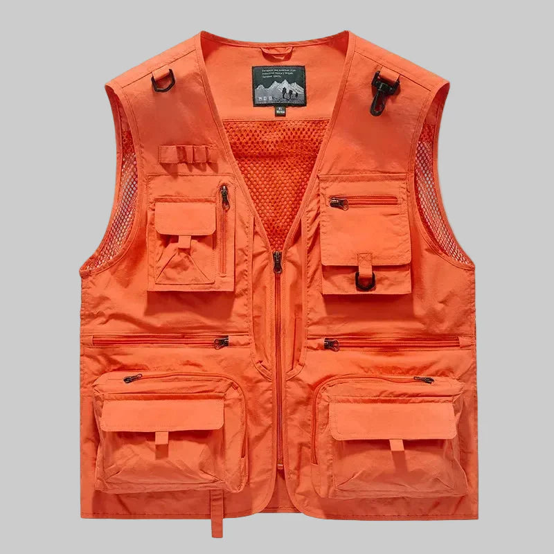 Men’s Multi-Pocket Outdoor Vest – Quick-Dry Mesh for Active Use – view 12