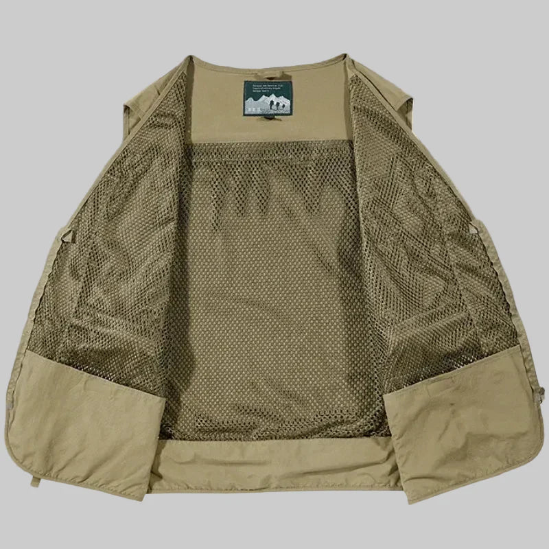 Men’s Multi-Pocket Outdoor Vest – Quick-Dry Mesh for Active Use – view 5