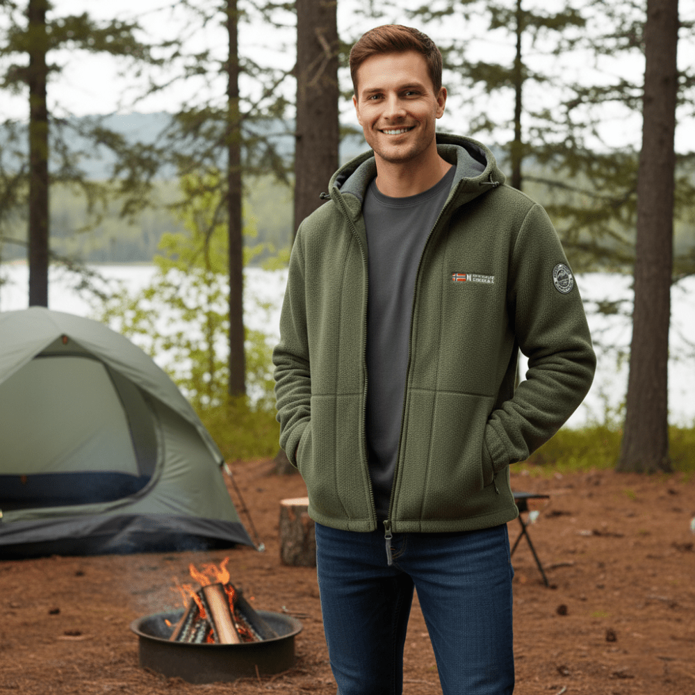 Men’s Fleece Jacket with Windproof Design – Warm Layer for Outdoor Use – view 2