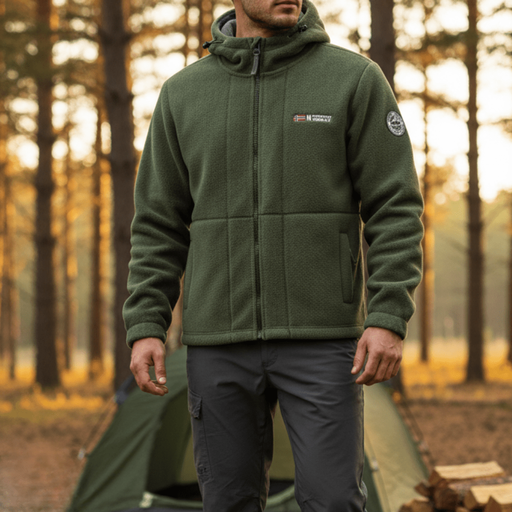 Men’s Fleece Jacket with Windproof Design – Warm Layer for Outdoor Use – view 17