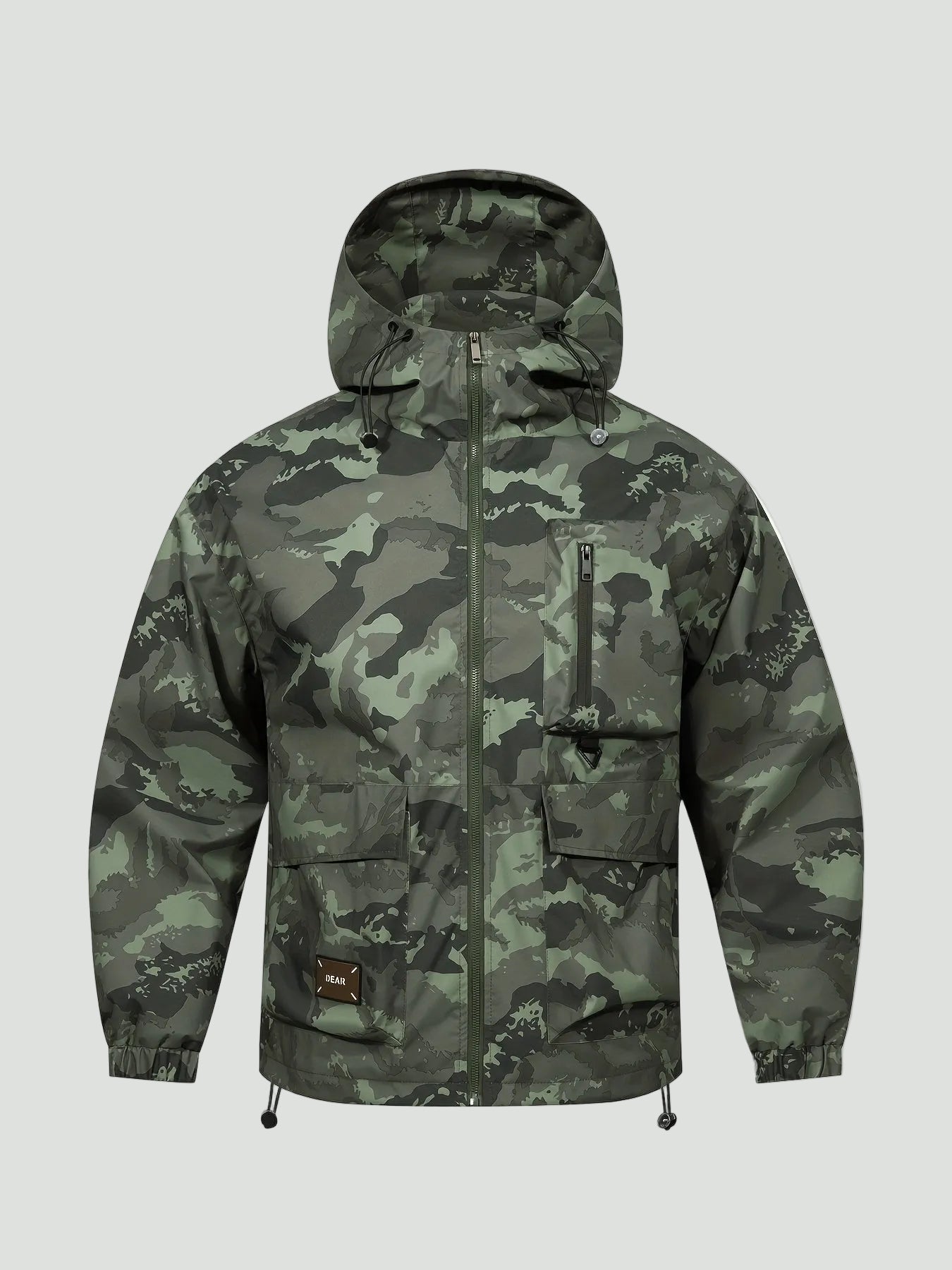 Camouflage Hooded Jacket – Functional Design with Large Pockets – view 9