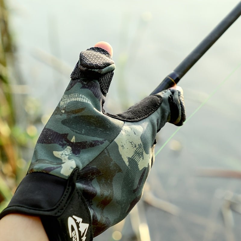 Fingerless Fishing Gloves – Non-Slip Grip & Light Insulation for Outdoor Use – view 7
