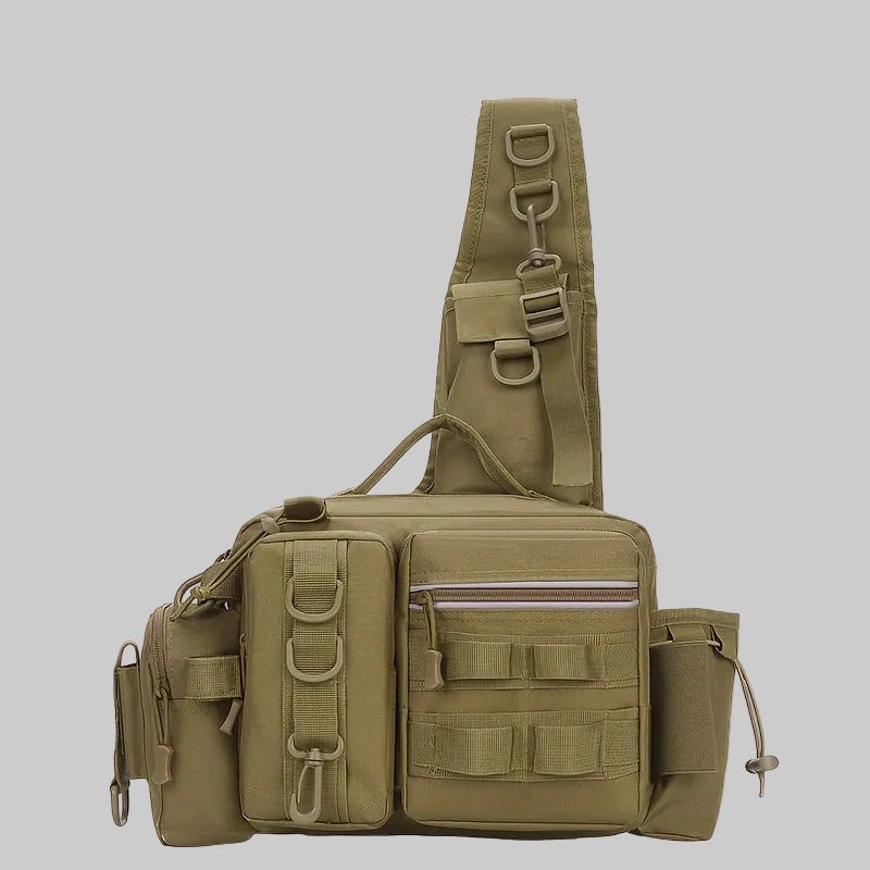 Heavy-Duty Fishing Backpack with Rod Holder – Multi-Compartment Outdoor Gear Pack – view 5