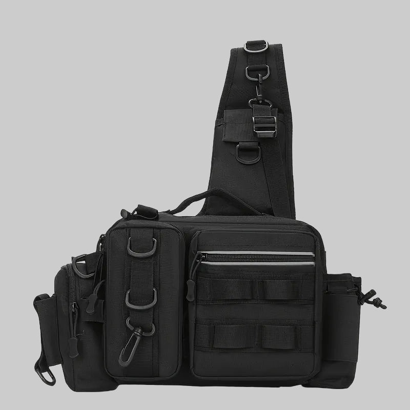 Heavy-Duty Fishing Backpack with Rod Holder – Multi-Compartment Outdoor Gear Pack – view 4