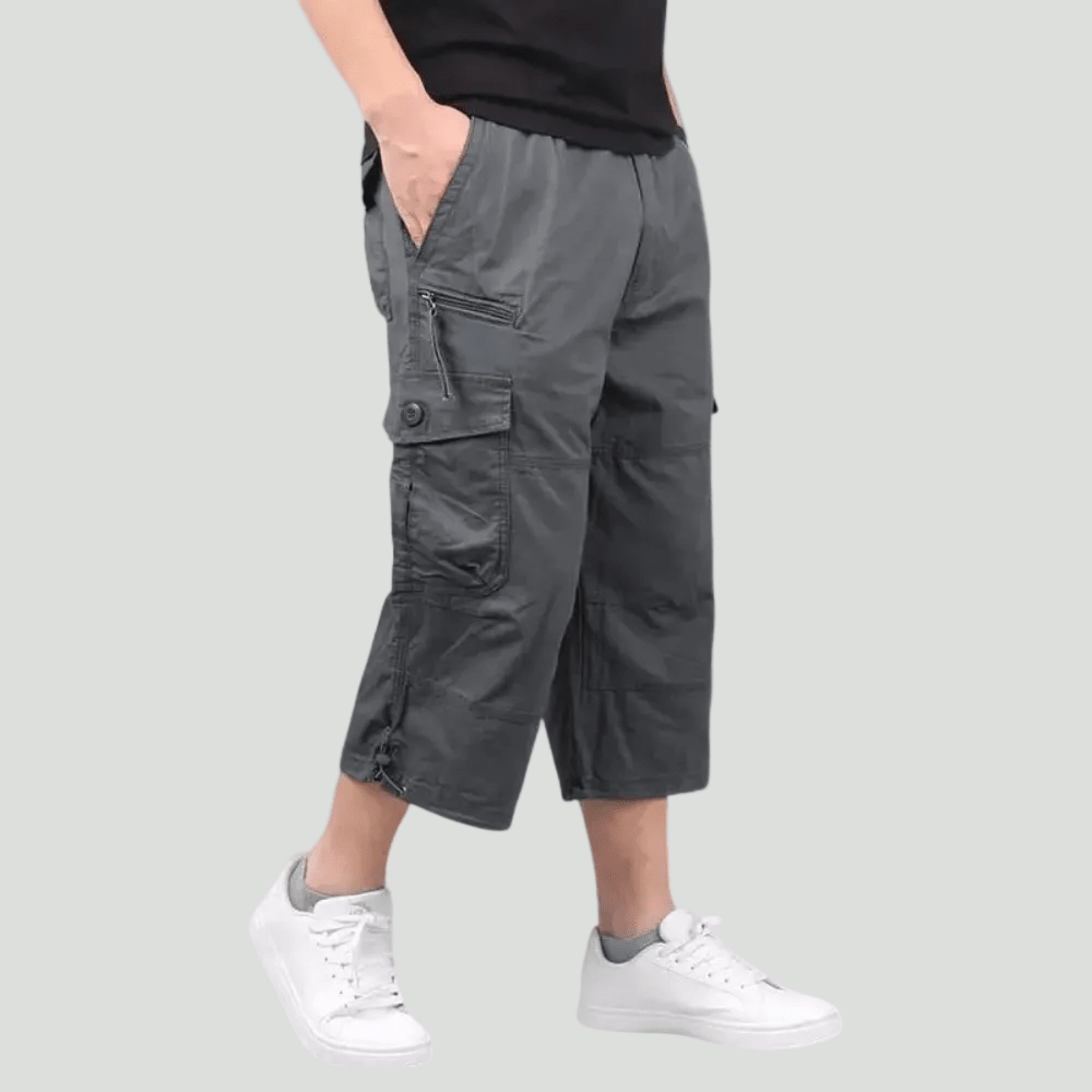 Lightweight Loose-Fit Cargo Shorts – Multi-Pocket Outdoor Wear – view 3