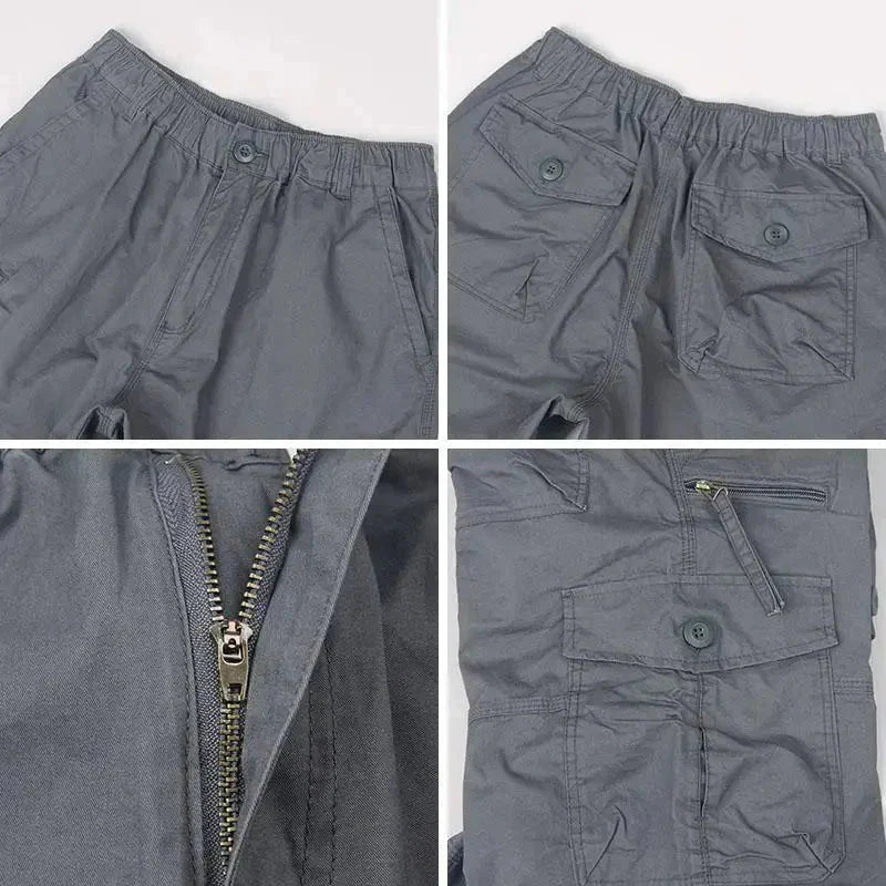 Lightweight Loose-Fit Cargo Shorts – Multi-Pocket Outdoor Wear – view 11