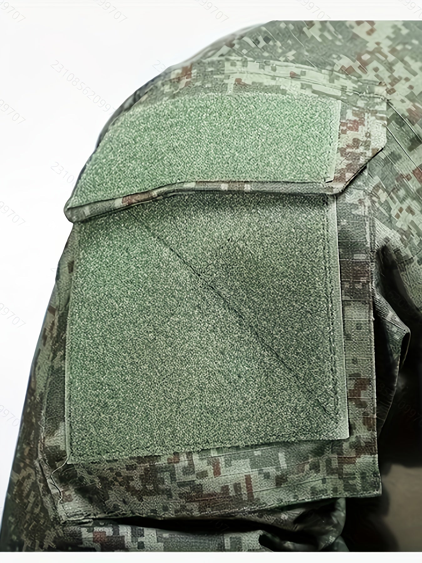 Men’s Camouflage Tactical Long Sleeve Shirt – Half Zip Outdoor Layer – view 5