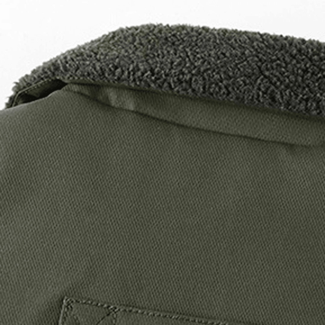 Men’s Insulated Outdoor Jacket – Lined Cargo Design – view 6