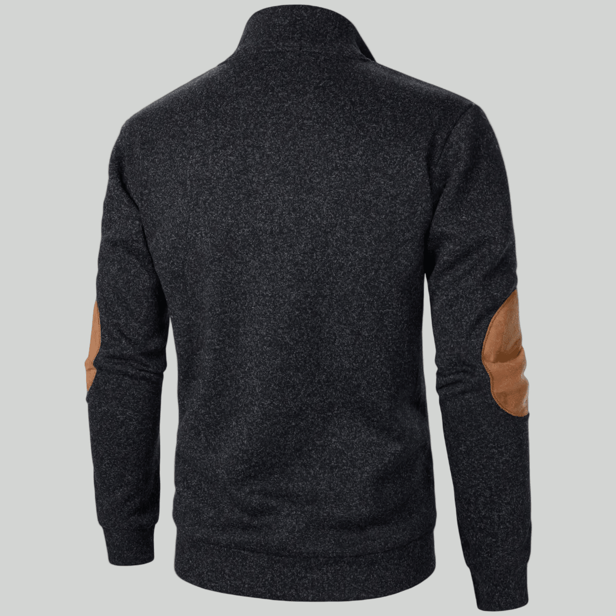 Men’s Knitted Outdoor Sweater – Stand Collar for Cold Weather Use – view 11