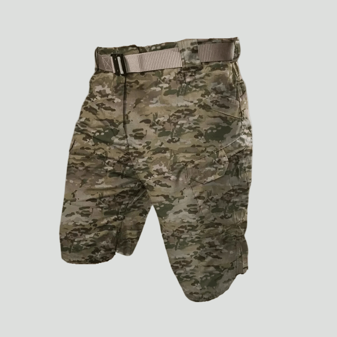 Men’s Outdoor Cargo Shorts – Elastic Waist Design with 6 Pockets – view 9
