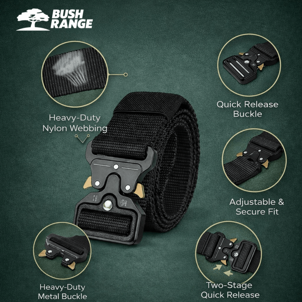 Men’s Outdoor Work Belt – Lightweight Utility Support – view 11