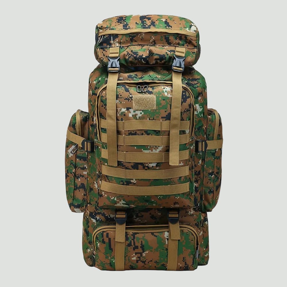 Outdoor hiking backpack – foldable drawstring backpack for camping and travel – view 3