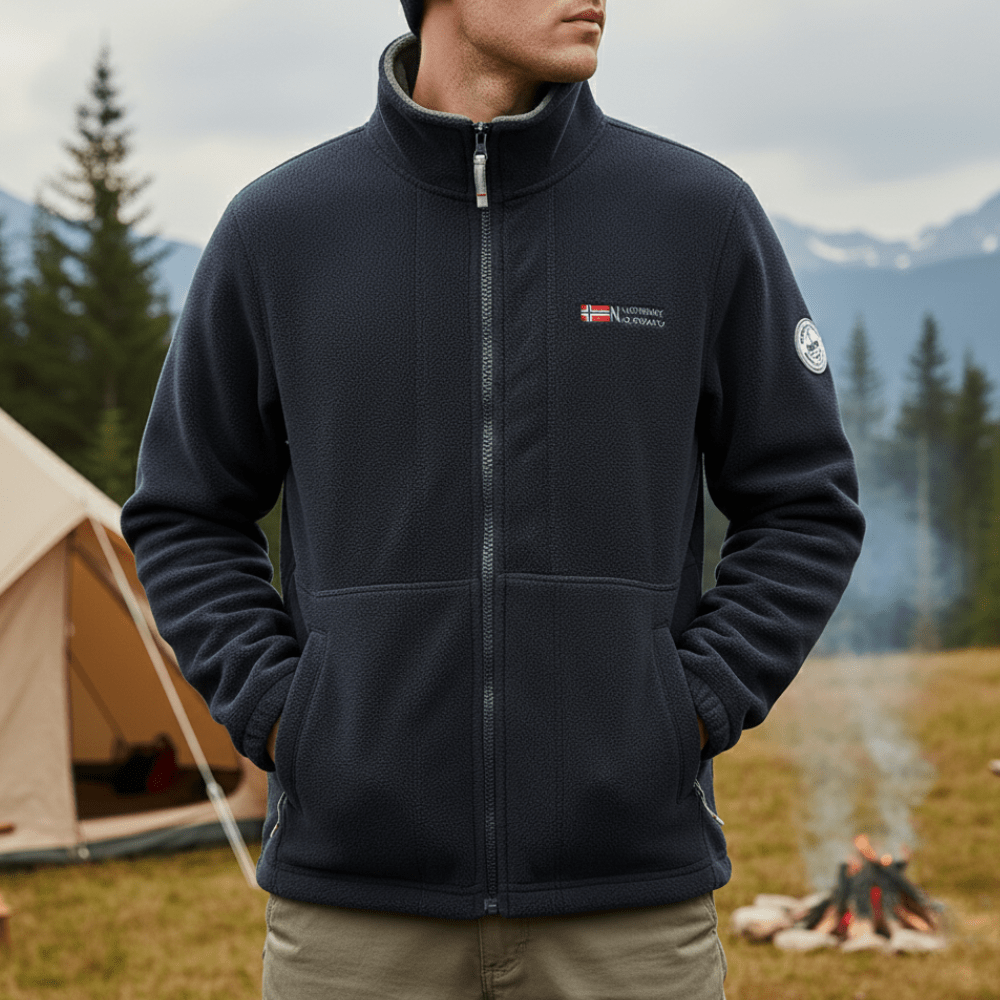 Thermal Breathable Fleece Jacket – Lightweight Mid-Layer for Outdoor Use – view 12