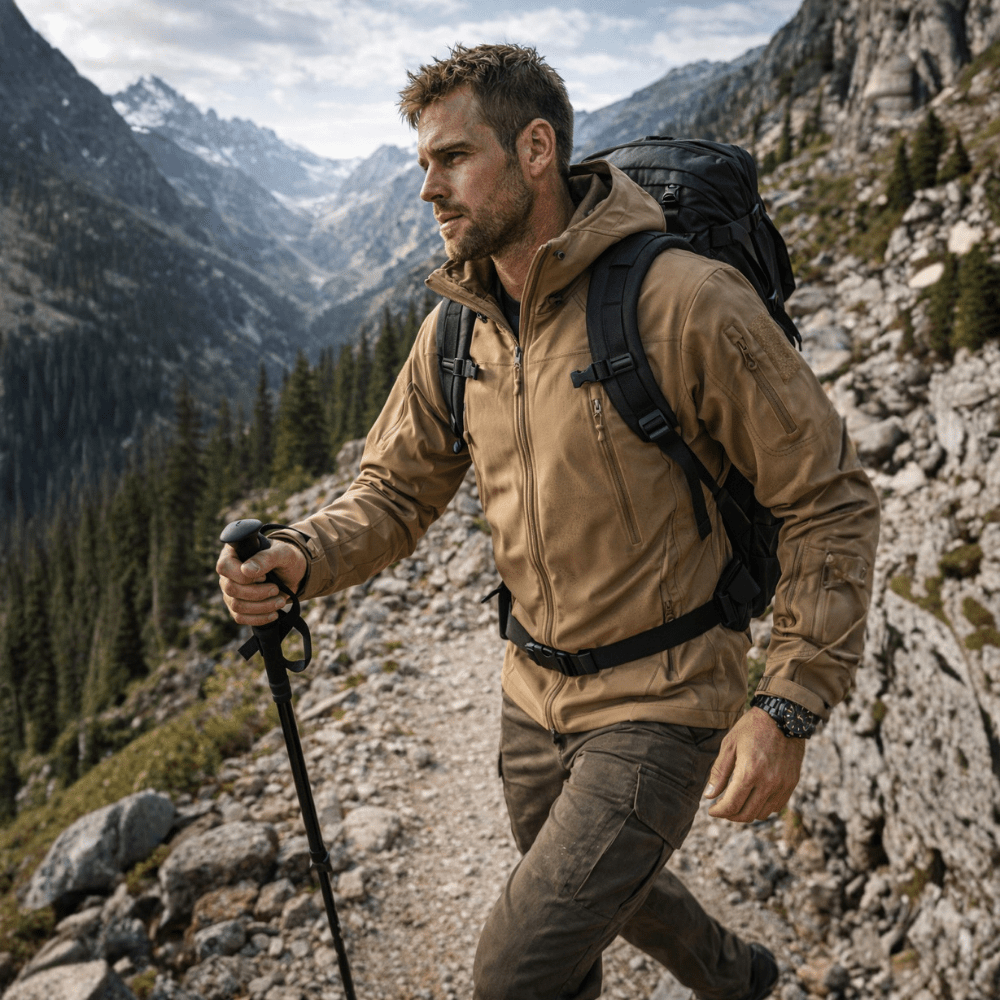 Waterproof Softshell Outdoor Jacket – Hooded Protection for All Conditions – view 4