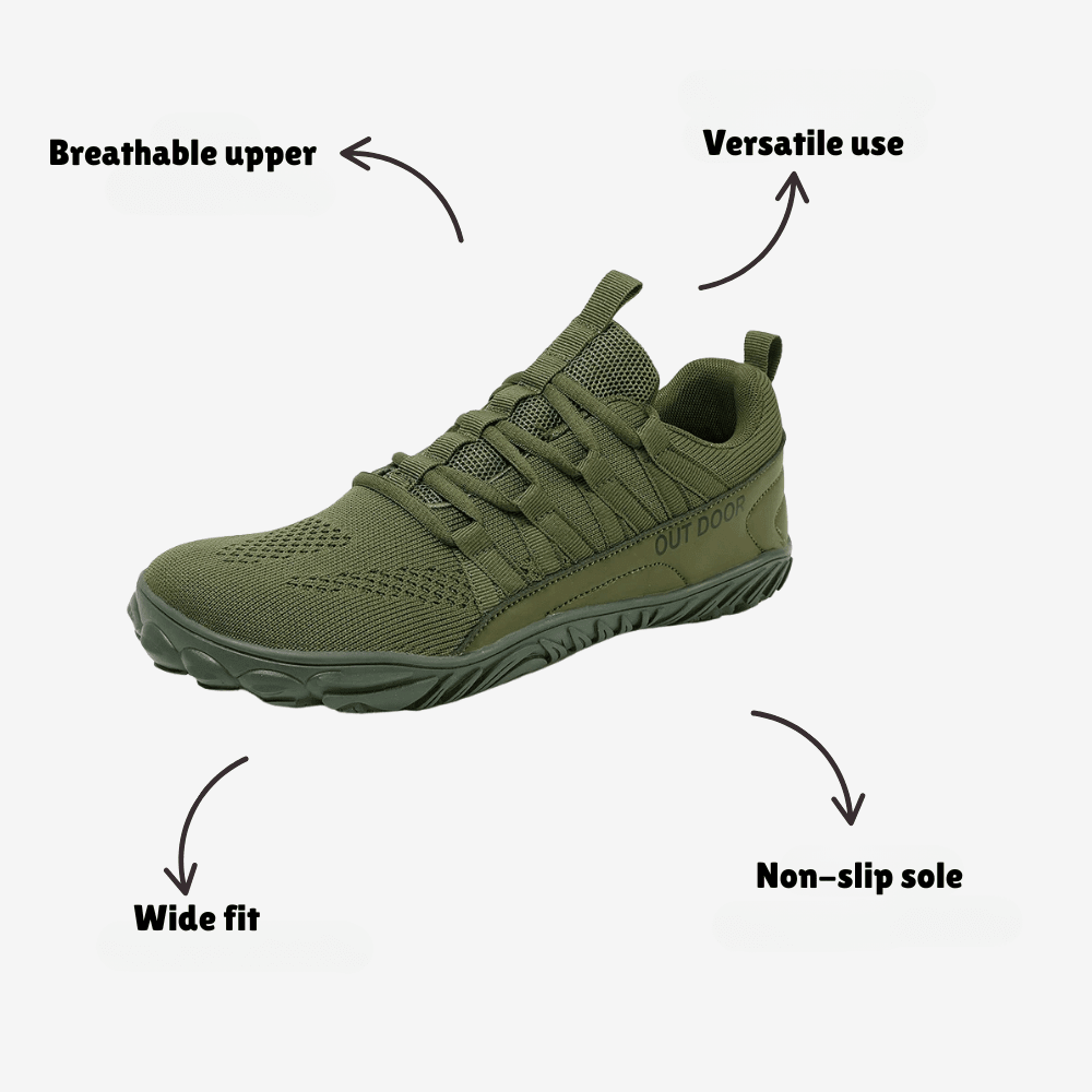 Wide-Fit Barefoot Walking Shoes – Breathable Design with Grippy Outsole – view 8