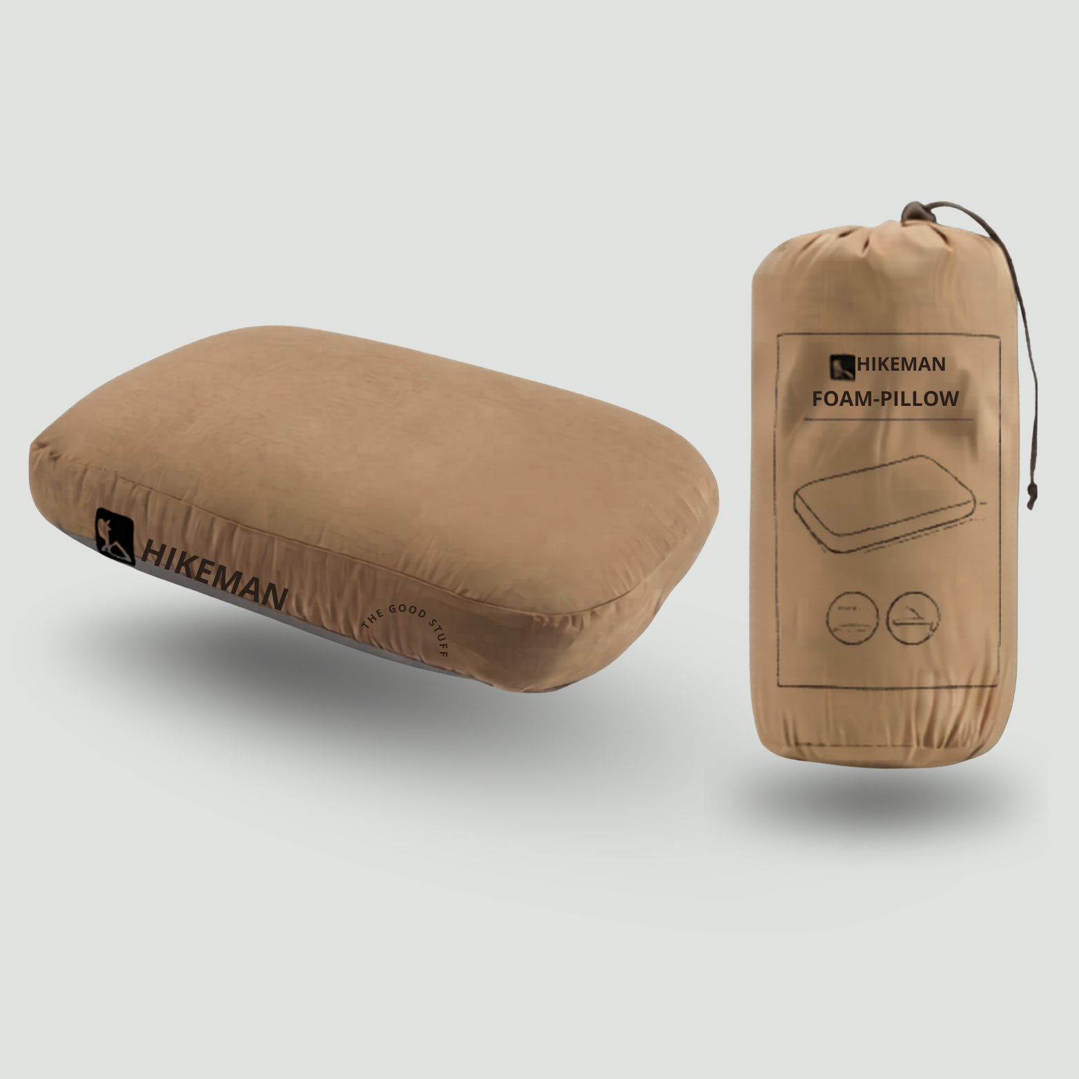 Portable Camping Pillow – Memory Foam Travel Pillow for Outdoor Use