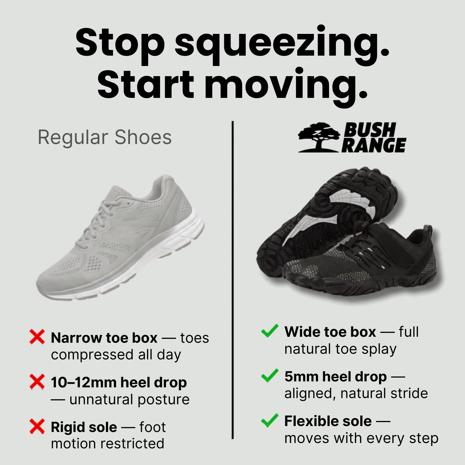 Barefoot Shoes with Wide Toe Box