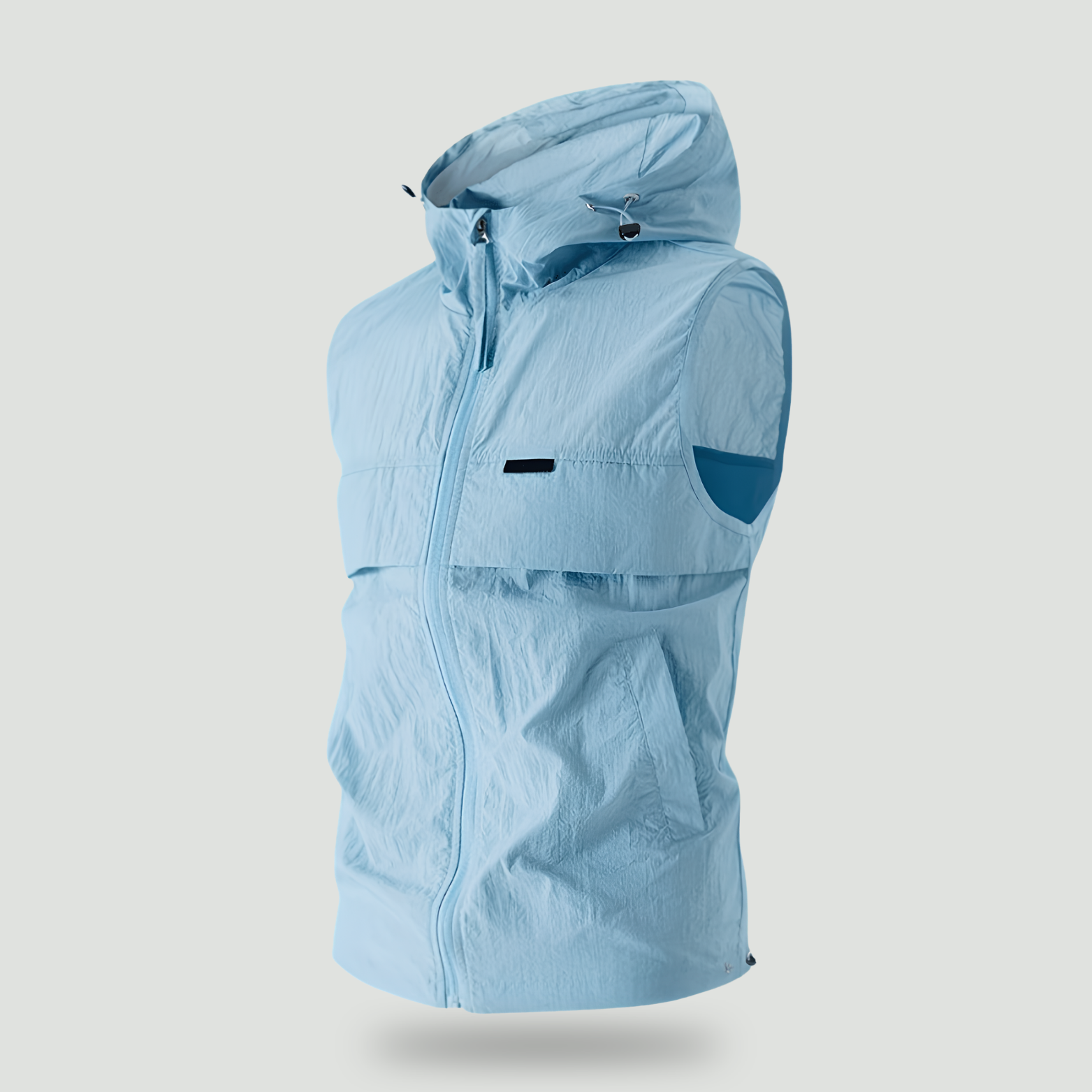 Lightweight Hooded Sleeveless Fishing Vest – Summer Outdoor Layer