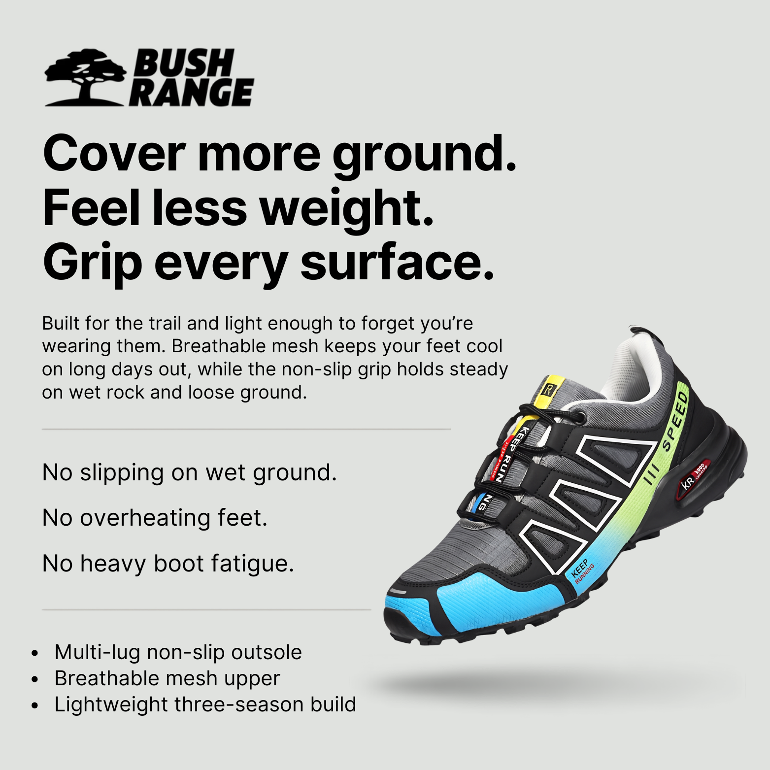 Hiking Shoes Non-Slip All-Terrain – Outdoor Walking Shoes