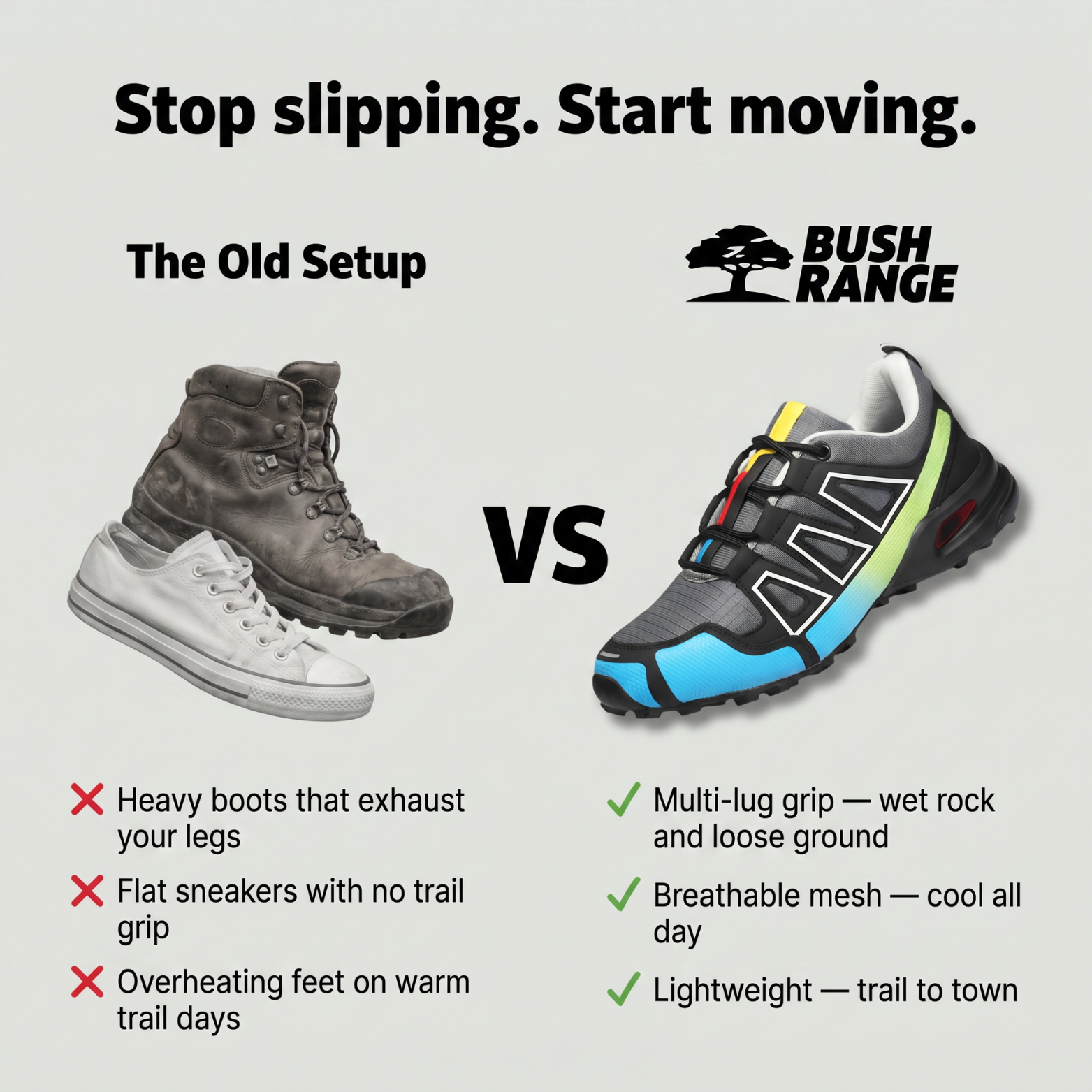 Hiking Shoes Non-Slip All-Terrain – Outdoor Walking Shoes