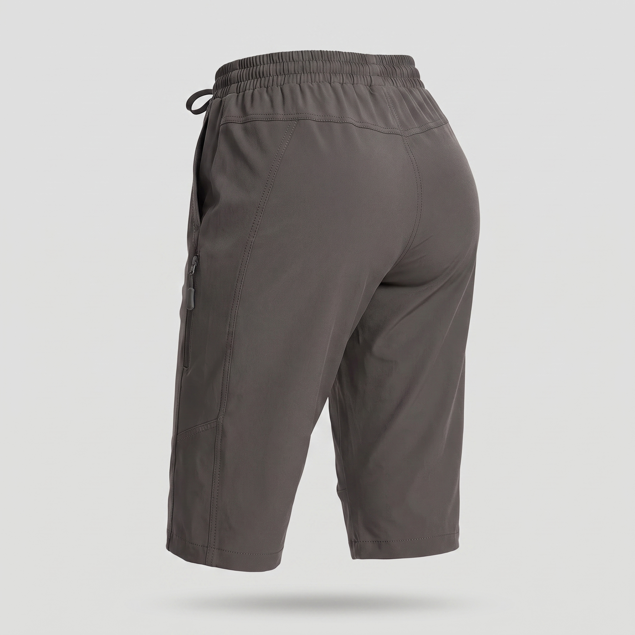 Back view - elasticated waistband and no back pockets