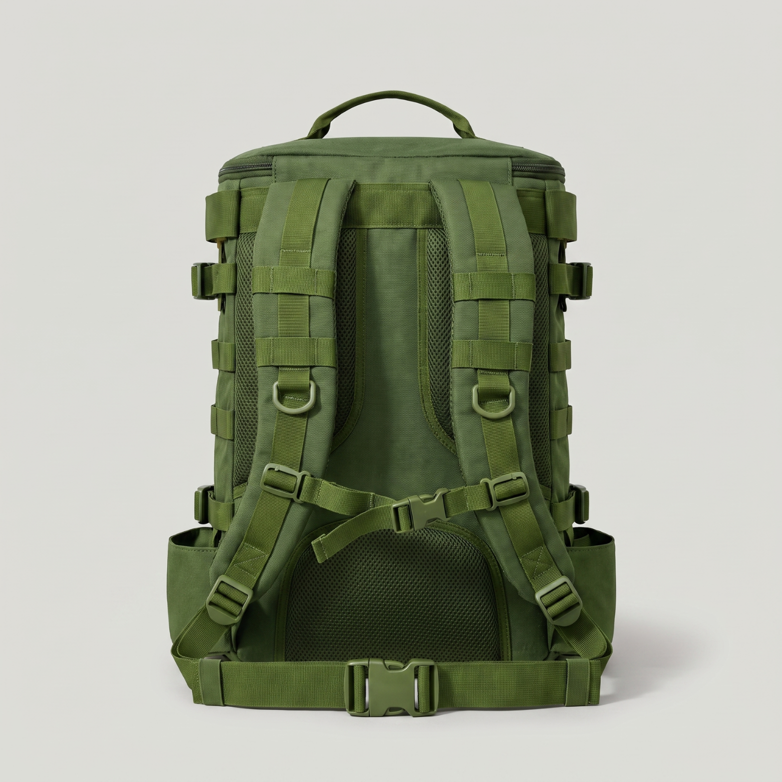 Fishing Backpack with Built In Rod Holders and MOLLE System for Tackle Storage