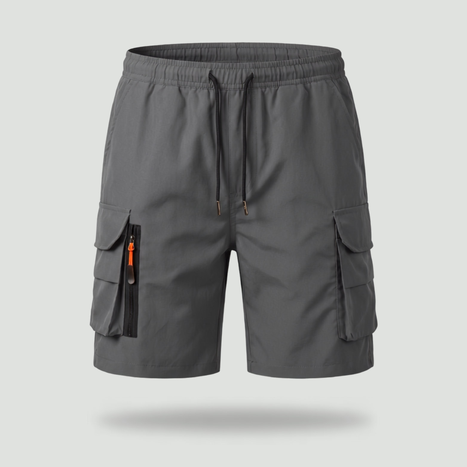 Men’s Lightweight Cargo Shorts with Zip Pockets – Outdoor Hiking Fit