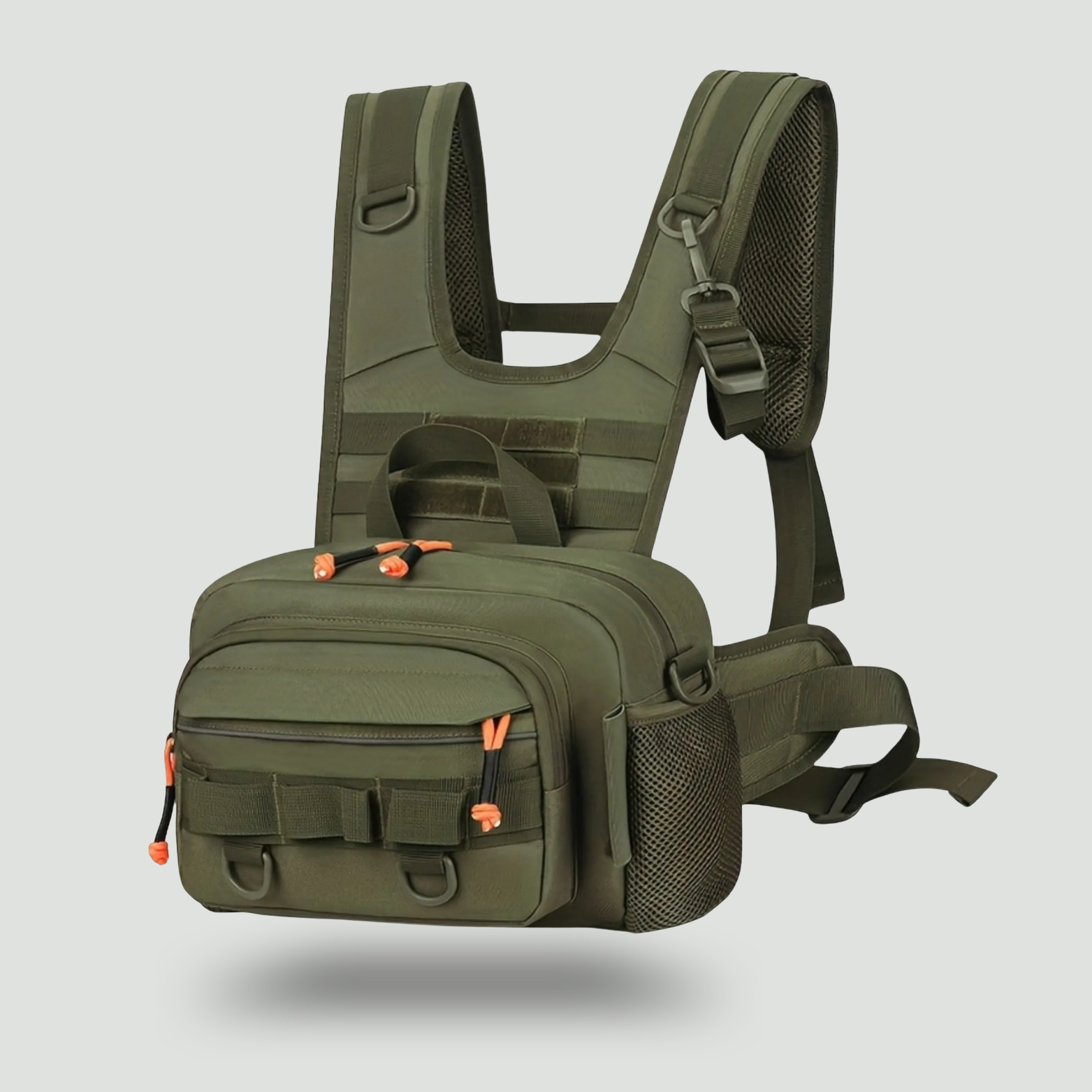 Men’s Outdoor Chest Pack – Hands-Free Zipper Storage for Active Use