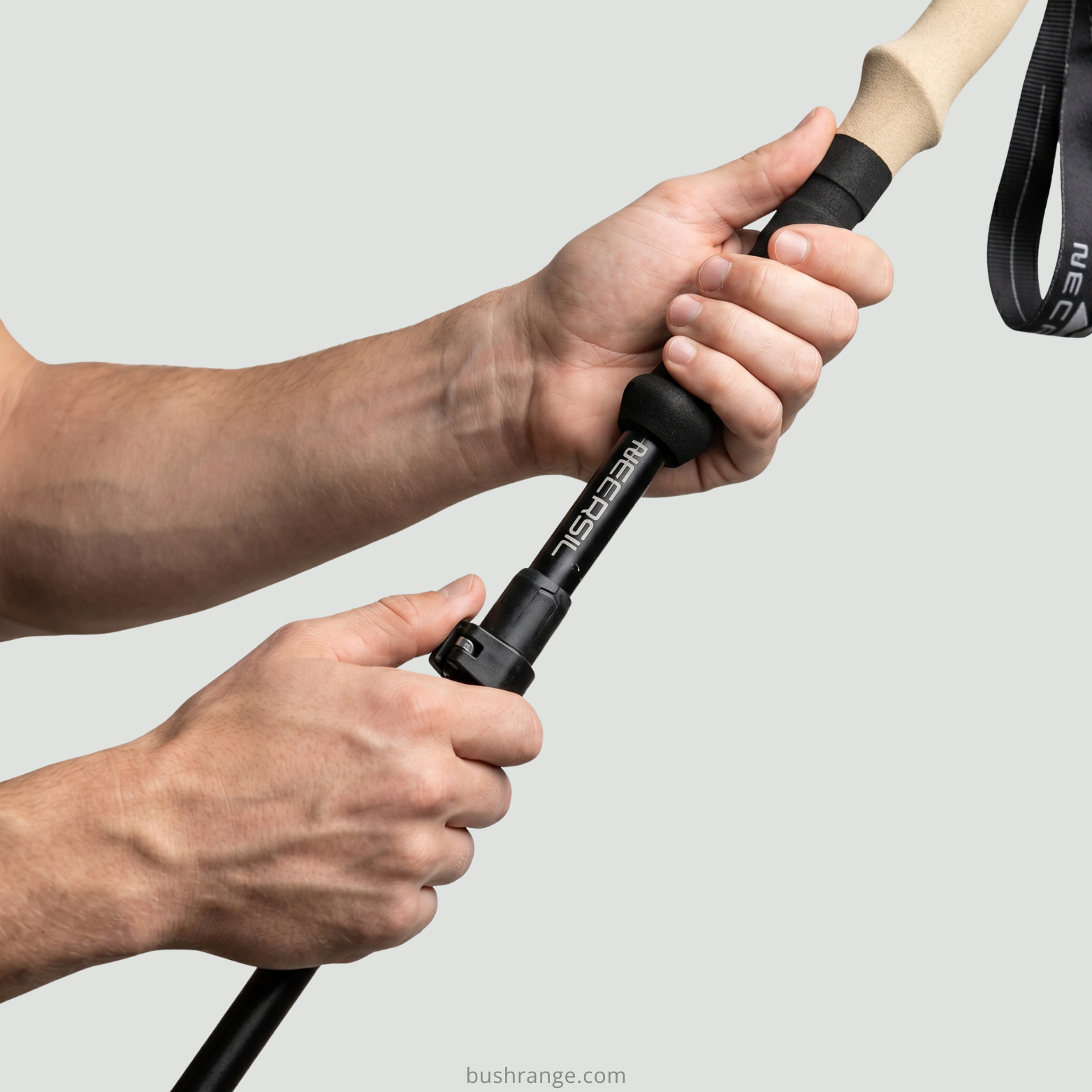 Shock Absorbing Trekking Pole – Adjustable Aluminium Support