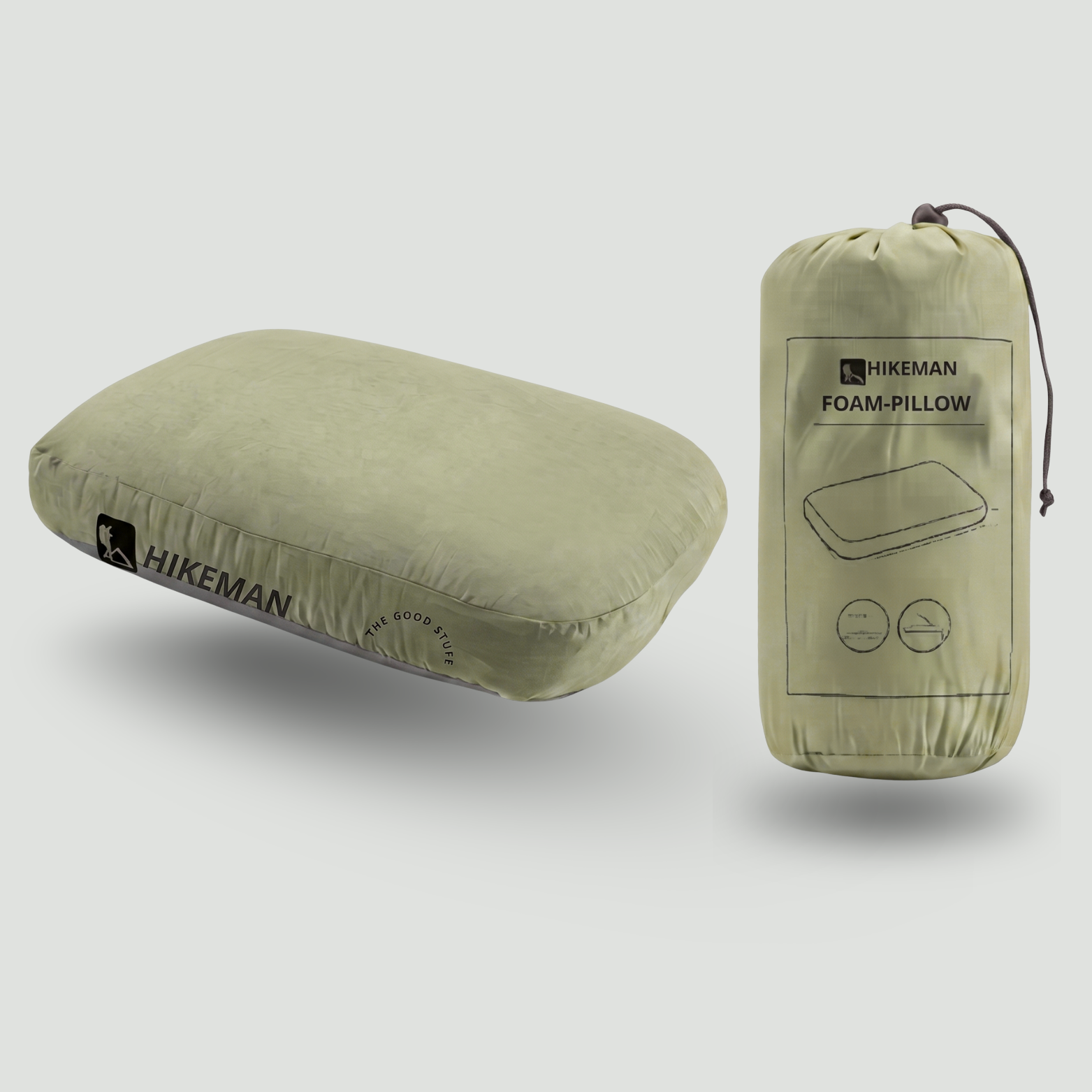 Portable Camping Pillow – Memory Foam Travel Pillow for Outdoor Use