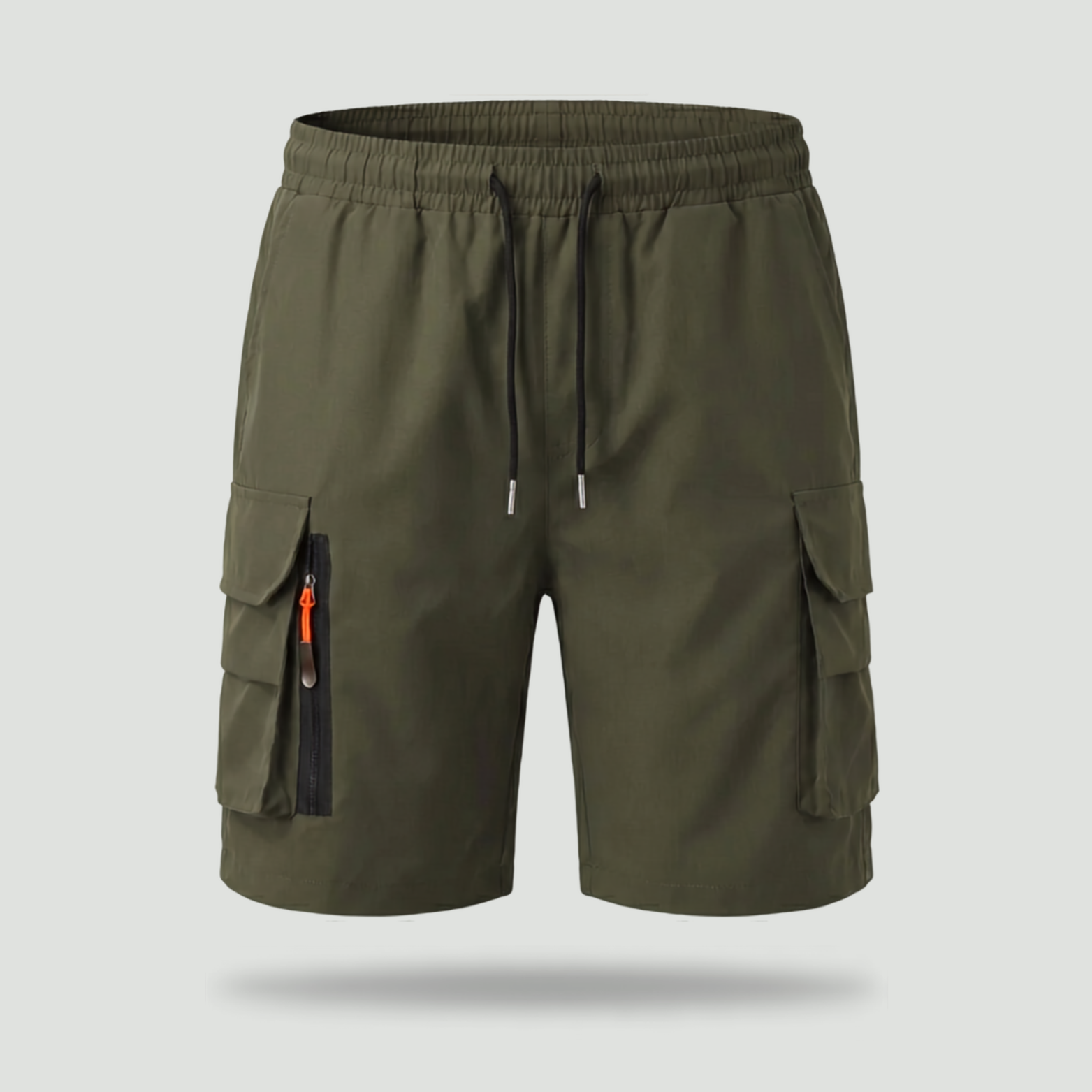 Men’s Lightweight Cargo Shorts with Zip Pockets – Outdoor Hiking Fit