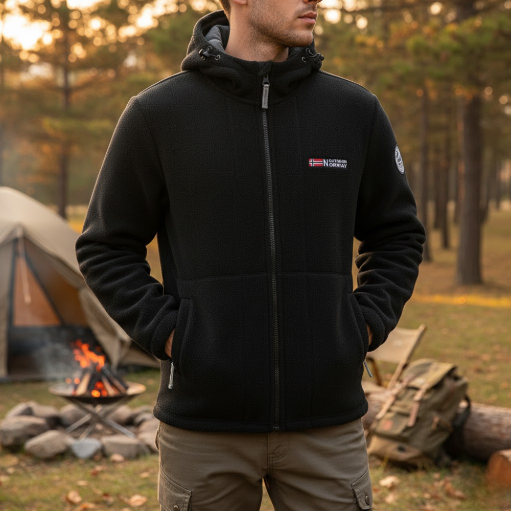 Men’s Fleece Jacket with Windproof Design – Warm Layer for Outdoor Use – view 13