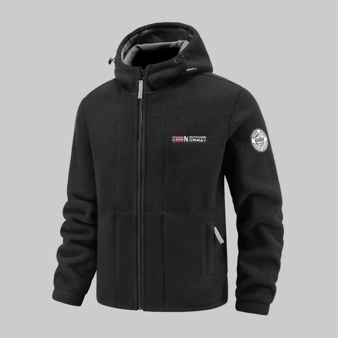 Men’s Fleece Jacket with Windproof Design – Warm Layer for Outdoor Use – view 3