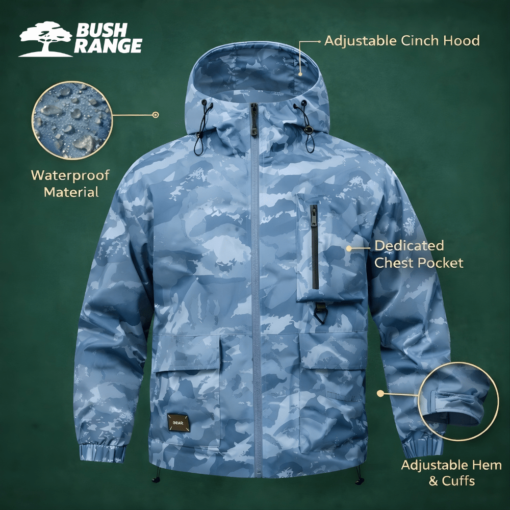 Camouflage Hooded Jacket – Functional Design with Large Pockets – view 8