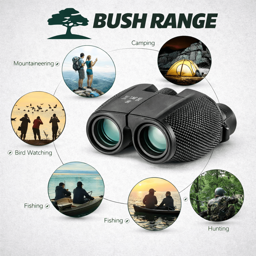 Compact binoculars – 10x magnification with 25 mm objective lenses – view 8