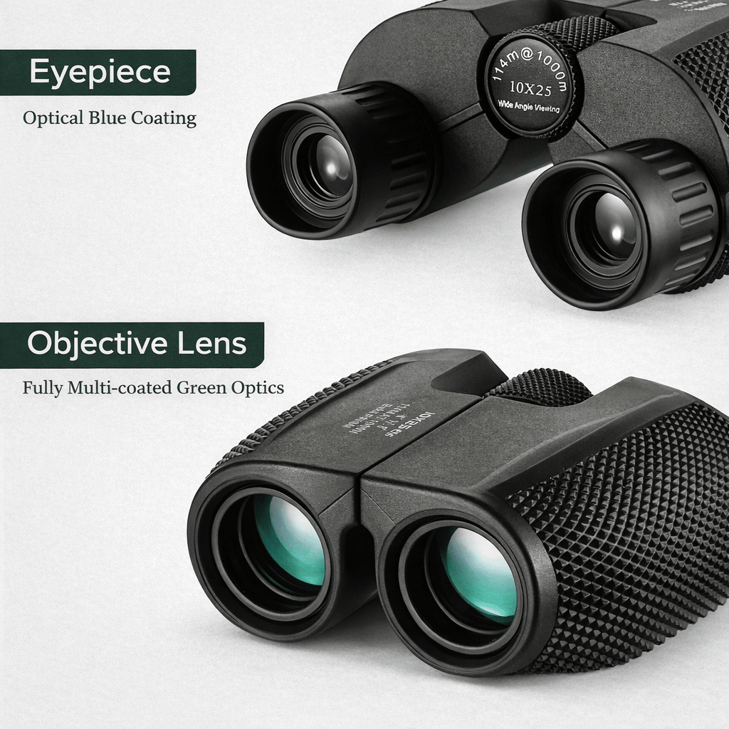Compact binoculars – 10x magnification with 25 mm objective lenses – view 7