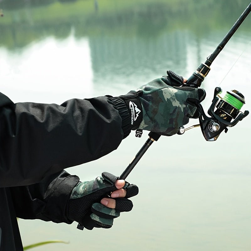 Fingerless Fishing Gloves – Non-Slip Grip & Light Insulation for Outdoor Use – view 4