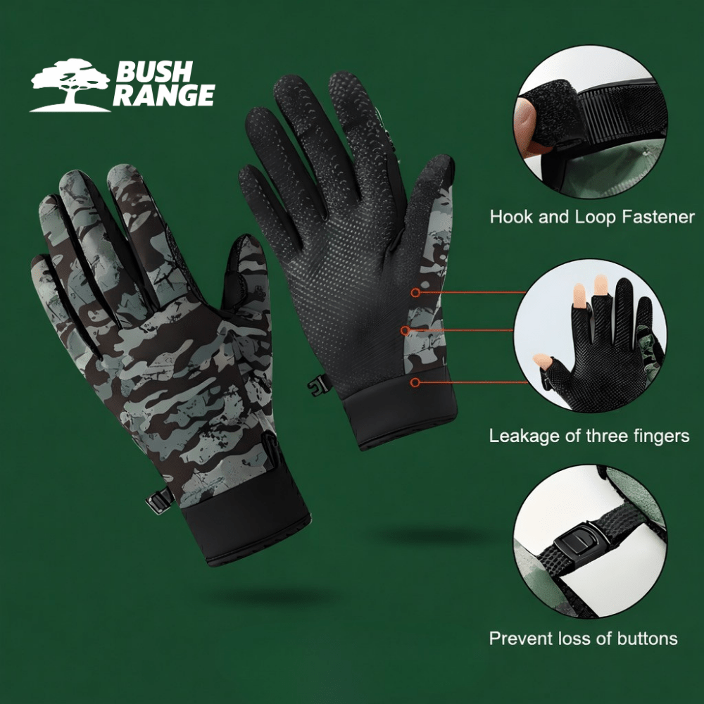 Fingerless Fishing Gloves – Non-Slip Grip & Light Insulation for Outdoor Use – view 3