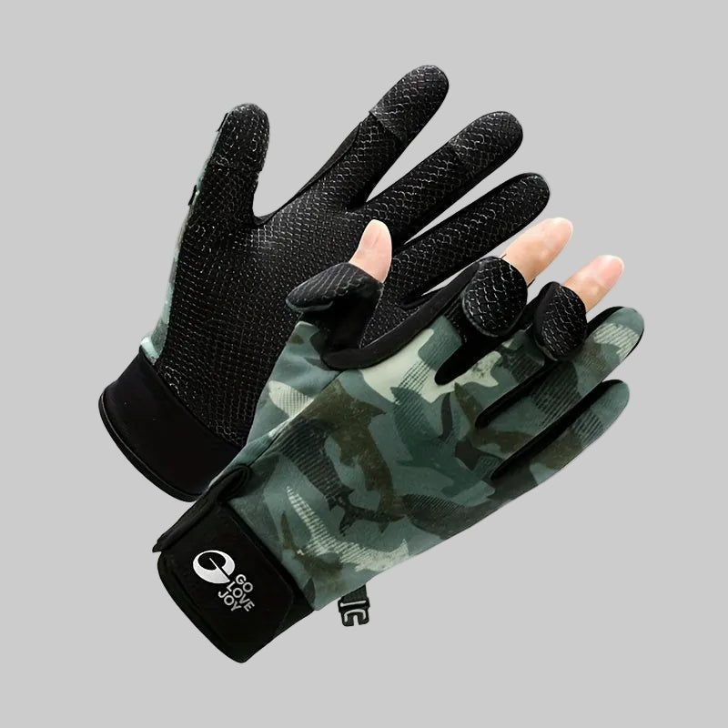 Fingerless Fishing Gloves – Non-Slip Grip & Light Insulation for Outdoor Use – view 2