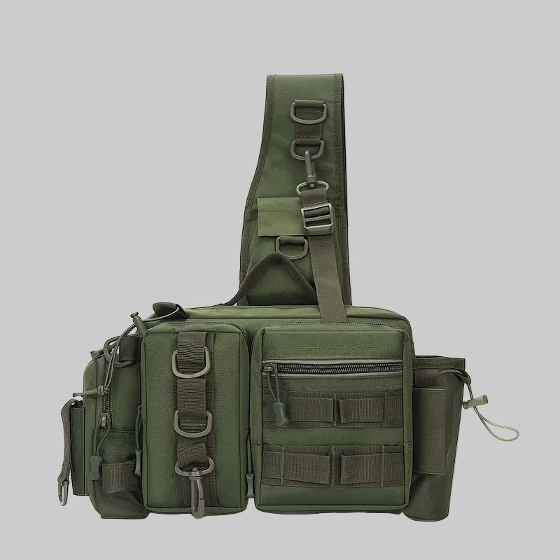 Heavy-Duty Fishing Backpack with Rod Holder – Multi-Compartment Outdoor Gear Pack – view 3