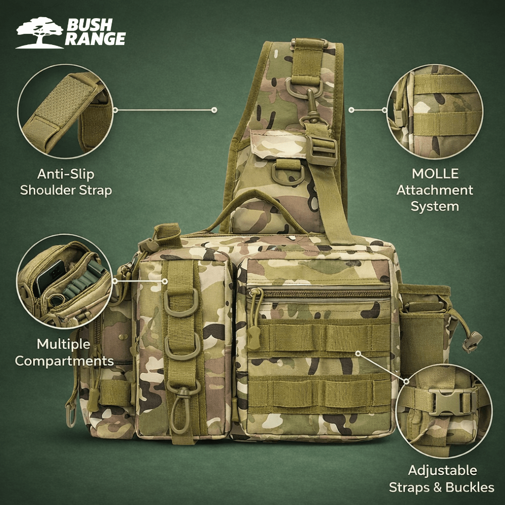 Heavy-Duty Fishing Backpack with Rod Holder – Multi-Compartment Outdoor Gear Pack – view 7