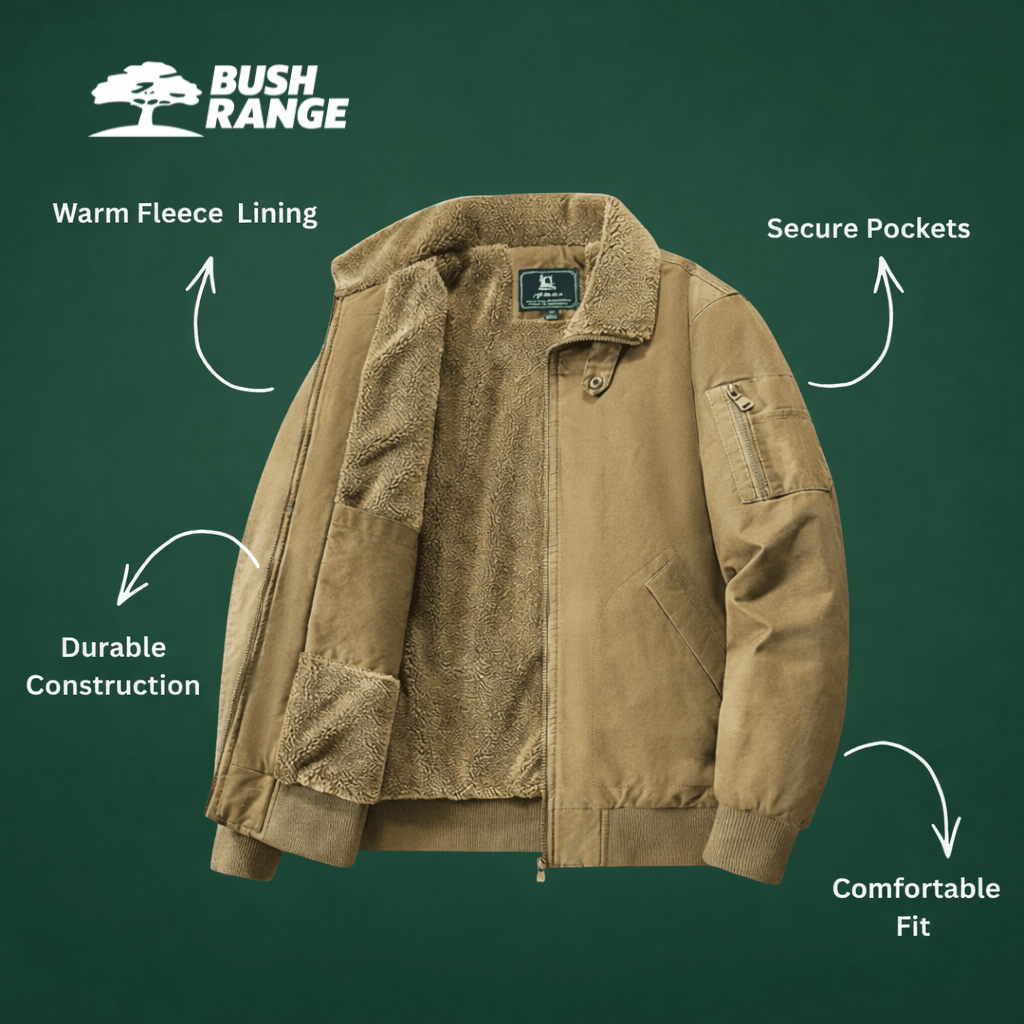 Men’s Durable Outdoor Jacket – Insulated Layer for Cold Weather Use – view 4