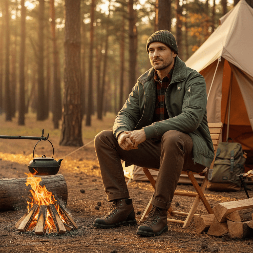 Men’s Durable Outdoor Jacket – Insulated Layer for Cold Weather Use – view 6
